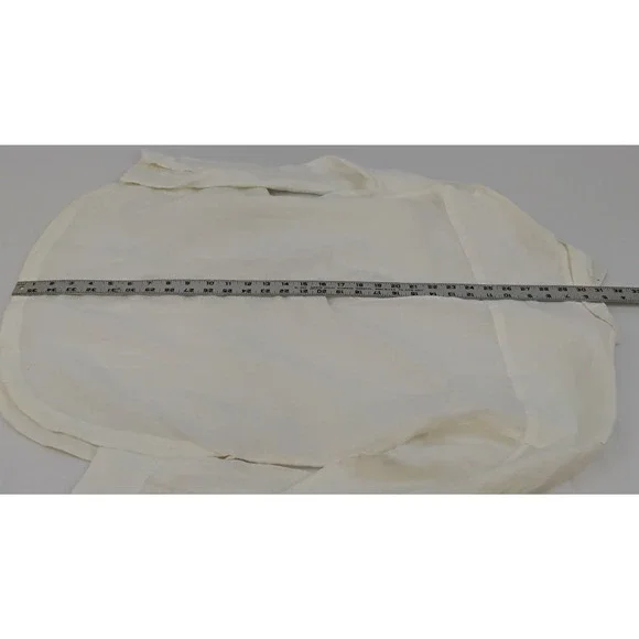 Athleta Linen Long and Lean Shirt Women's M White NWT #J5329 - Picture 15 of 15